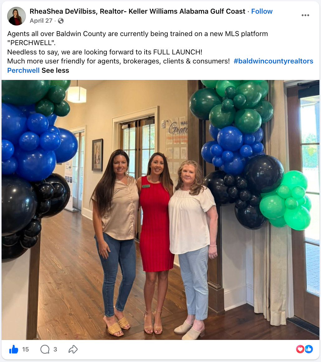 Keller Williams Alabama Gulf Coast — training in progress